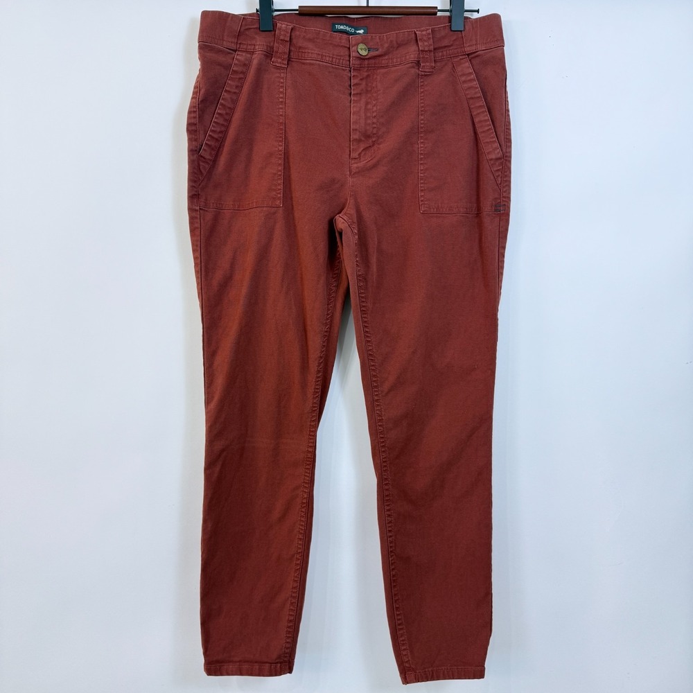 Toad&Co Women's Ankle Pants in Rust